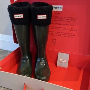 Hunter Tall Gloss Rain Boots & Boot Socks - Women